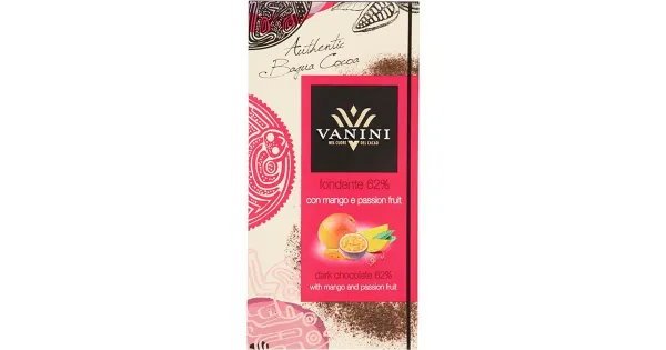 Vanini tume šokolaad 62% mango ja passionviljaga 100g