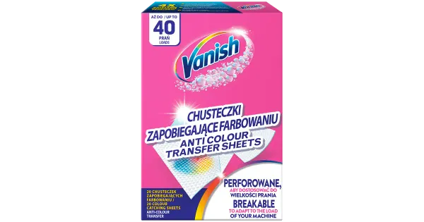 Vanish Color Protect värvipüüdjad 40tk