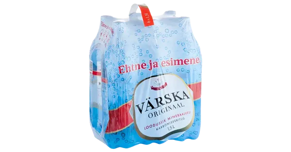 Värska Originaal 1,5l 6-pakk 9l