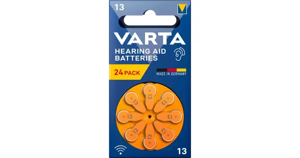 Varta kuulmisaparaadi patareid 13 24tk