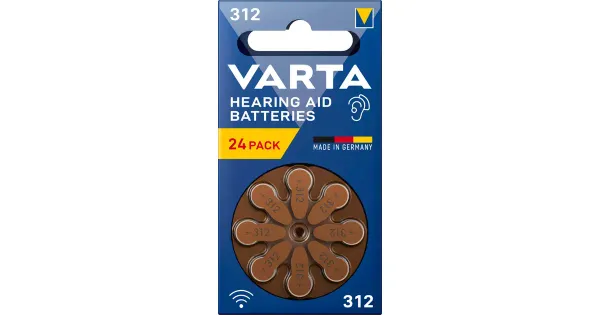 Varta kuulmisaparaadi patareid 312 2tk