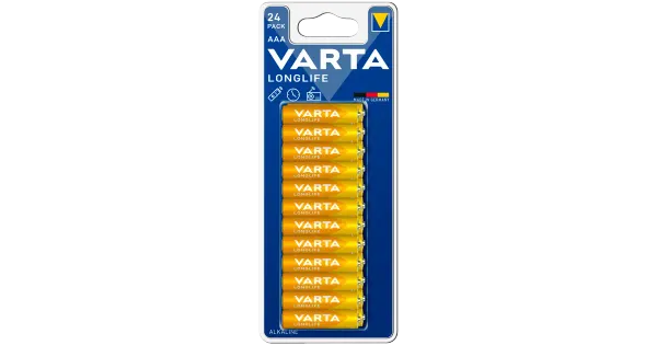 Varta leelispatarei longlife aaa 24tk