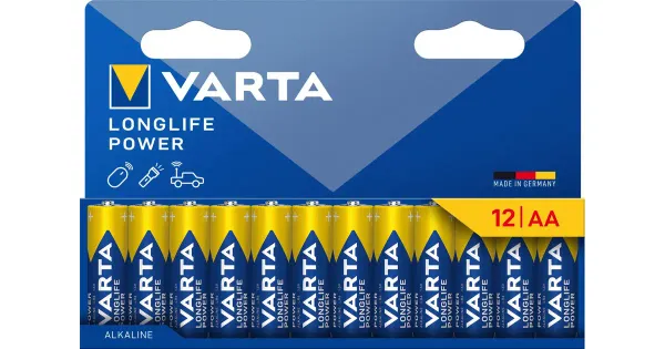 Varta leelispatarei longlife power aa 12tk