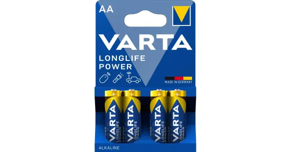 Varta leelispatarei longlife power aa 4tk