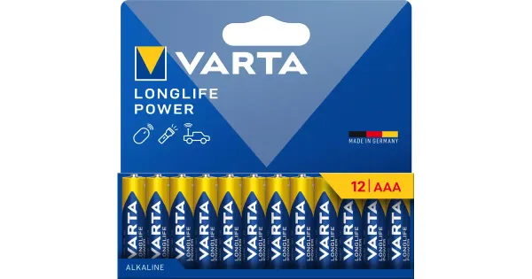 Varta leelispatarei longlife power aaa 12tk