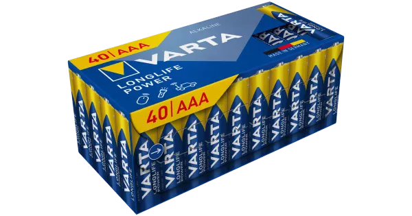 Varta leelispatarei Longlife Power AAA 40 tk