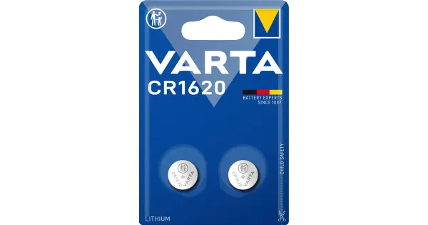 Varta patarei liitium CR1620 2 tk