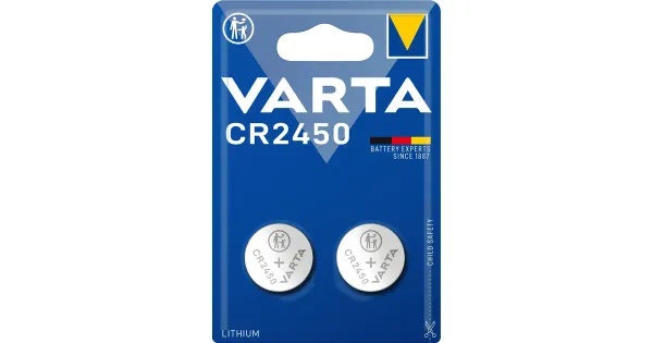 Varta patarei liitium CR2450 2 tk