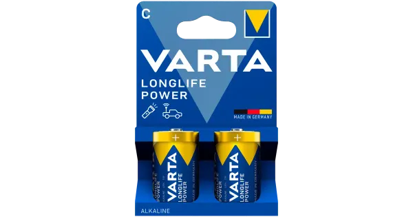 Varta patarei longlife power C 2-pakk