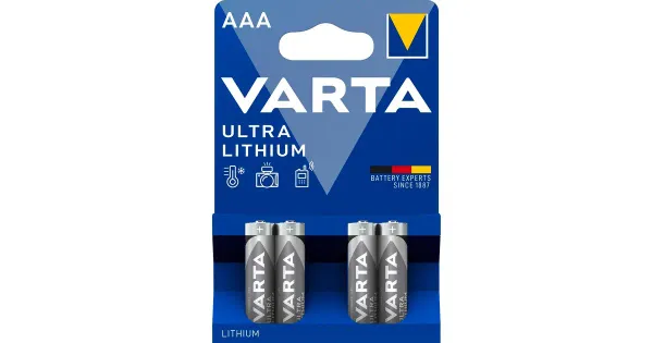 Varta patarei ultra lithium aaa 4 tk