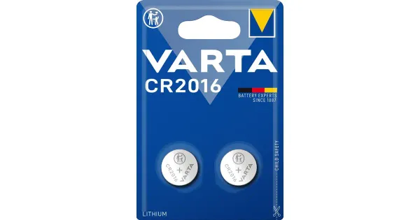 Varta patareid CR2016, 2 tk