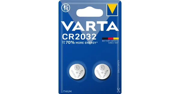 Varta patareid CR2032, 2 tk
