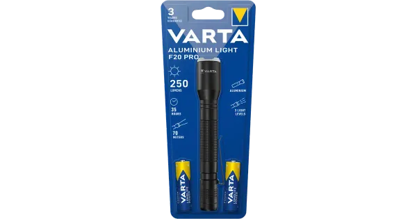 Varta taskulamp f20 2aa