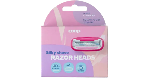 Varuterad Coop Silky Shave 5-tera 4tk