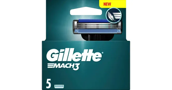Varuterad Gillette Mach 3-tera 5tk