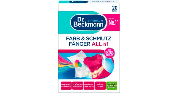 Värvi- ja mustusekogumise lapid Dr.Beckmann 20tk