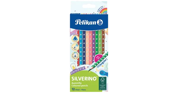 Värvipliiats 12v pelikan silverino peen