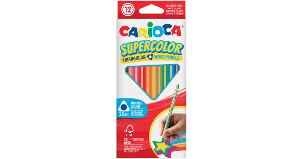 Värvipliiatsid supercolor 12 tk