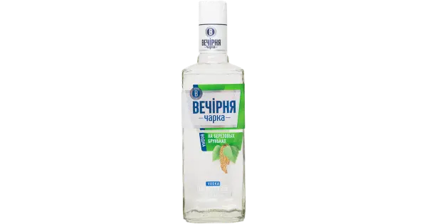 Vechirnja Charka Birch vodka 40%Vol 500ml