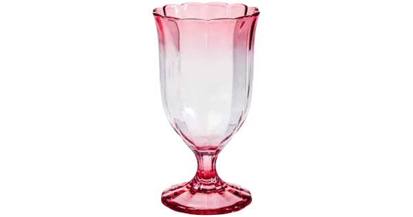 Veiniklaas 16,5 cm roosa