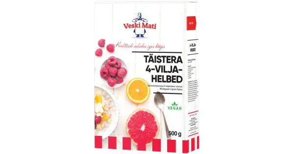 Täistera 4-viljahelbed, VESKI MATI, 500 g