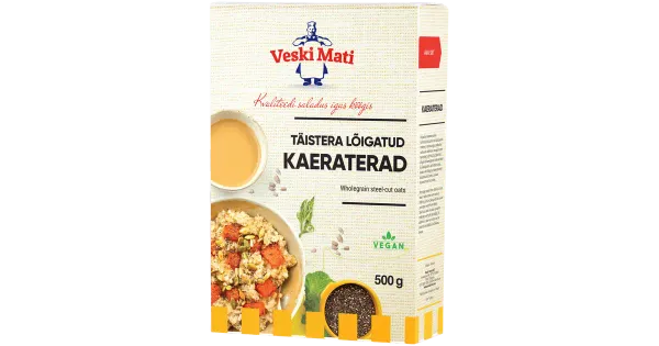 Veski Mati täistera lõigatud kaeraterad 0,5kg