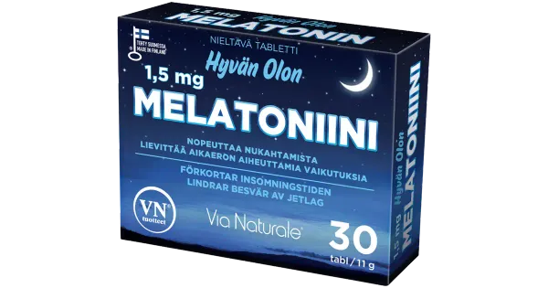 ViaNaturale melatoniini tabletid 30 tk 1,5 mg