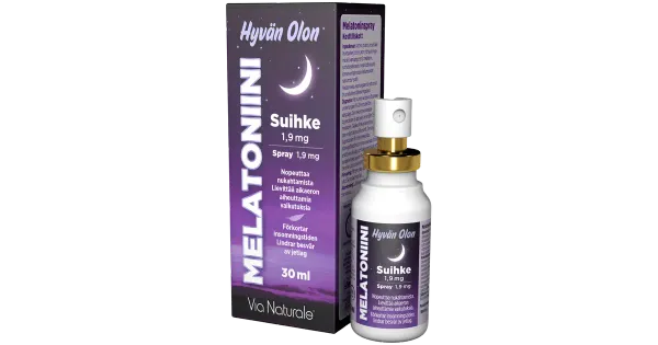 ViaNaturale melatoniinisprei 1.9 MG 30 ML