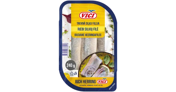 Vici Heeringafilee Rasvane 240 G