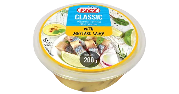 Vici Heeringafilee Tükid Sinepikastmes 200G
