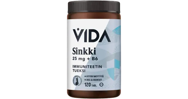 Vida B6 tsinkiabletid 120 tk