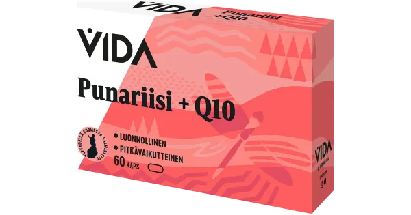 Vida punase riisi + Q10 60 Kapslit