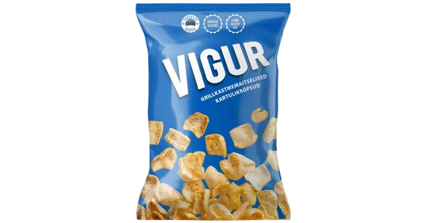 VIGUR Grillimaitselised kartulikrõpsud 70g