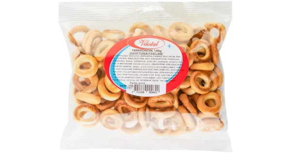 Vikstal minirõngik juustumaitseline 140gr