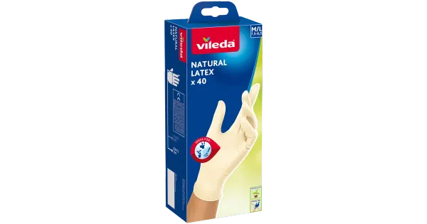 Vileda kummikindad Latex M/L 40tk