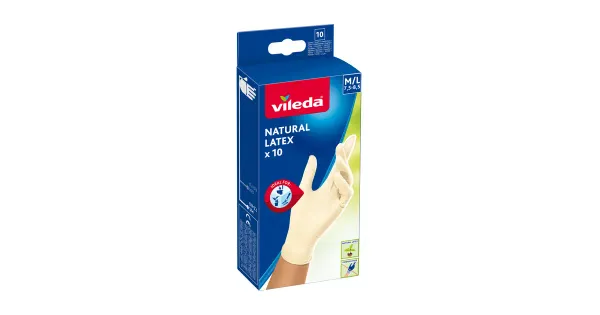 Vileda majapidamiskindad M/L 10tk lateks