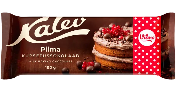 Vilma küpsetusšokolaad piima 190g