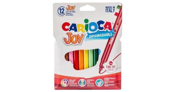 Viltpliiatsid carioca joy 12 tk blistris