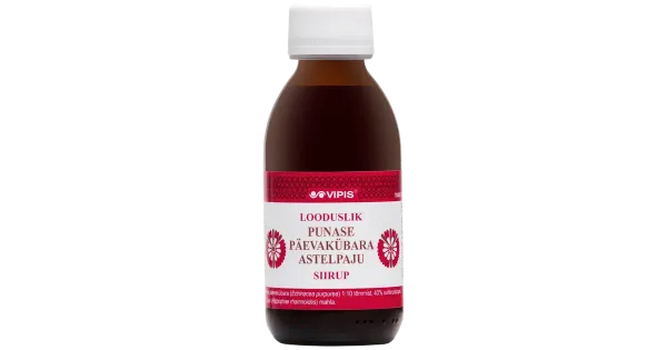 Vipis punase päevakübara-astelpaju siirup 150 ml