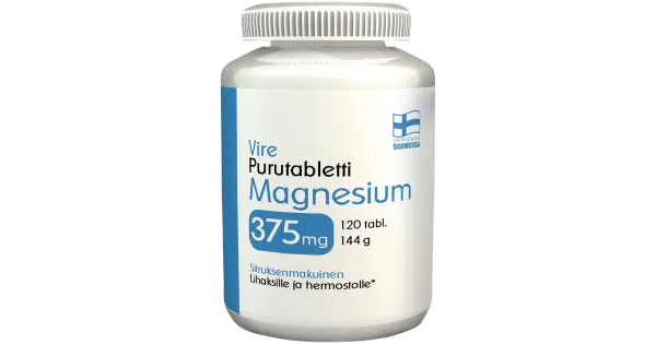 Vire magneesiumi närimistabletid 375 mg 120 tk / 144 g