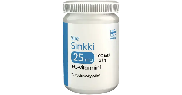 Vire tsink ja c-vitamiin 100tab