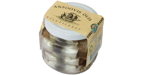 Viru Rand Ansoovis Õlis Kilufileest 125 G