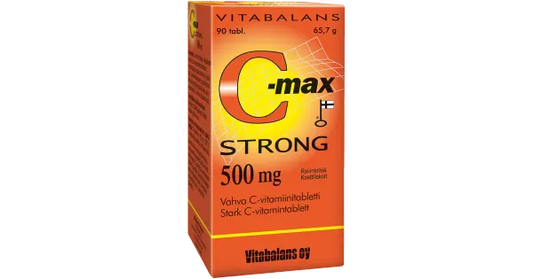 VitaBalans C-MAX Strong C-vitamiin 500 mg 90 tk 67 g