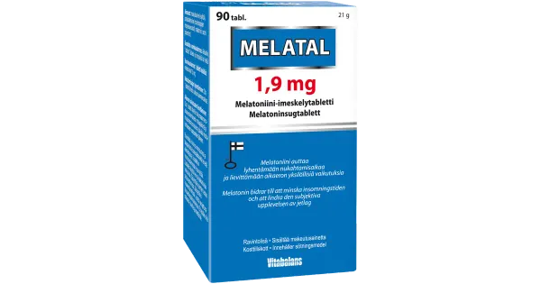 VitaBalans melatal 1,9 g melatoniinitabletid 90 tk