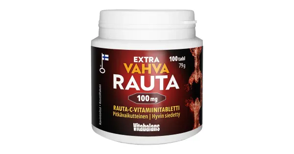 VitaBalans Raud + C-vitamiini tabletid 100mg 100tk