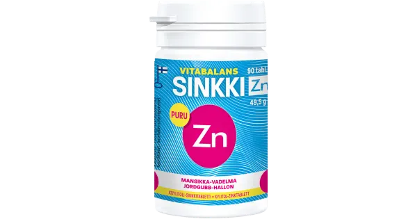 Vitabalans tsingitabletid ksülitoliga 90 tk 49,5 g