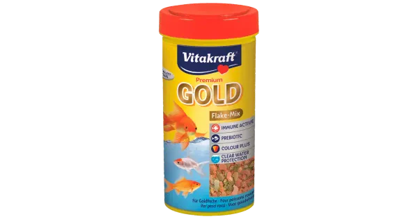 Vitakraft Gold Flake Mix, helvessööt kuldkaladele 250ml