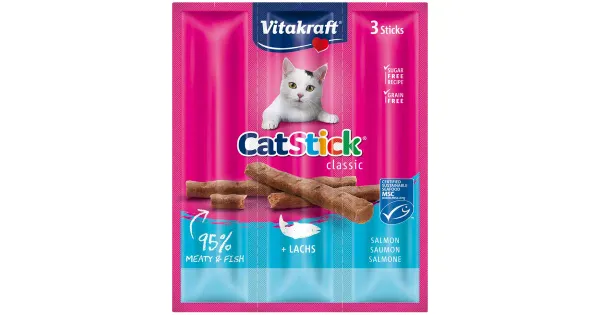 Vitakraft närimispulgad kassidele lõhega 18 g