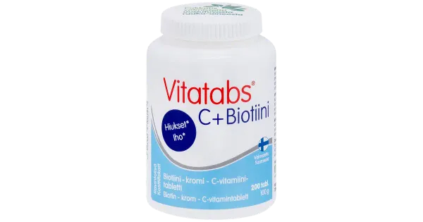 Vitatabs C-vitamiin + biotiin 200 tab