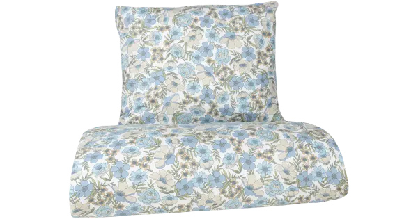 Voodipesukomplekt Amalfi 150x210+55x65 sinine
